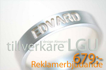 familjesmycke, frlovningsring, vigselring, gravyr